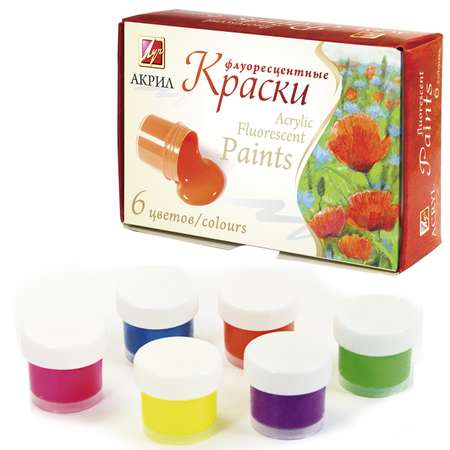 Краски акриловые Луч 6 цв.