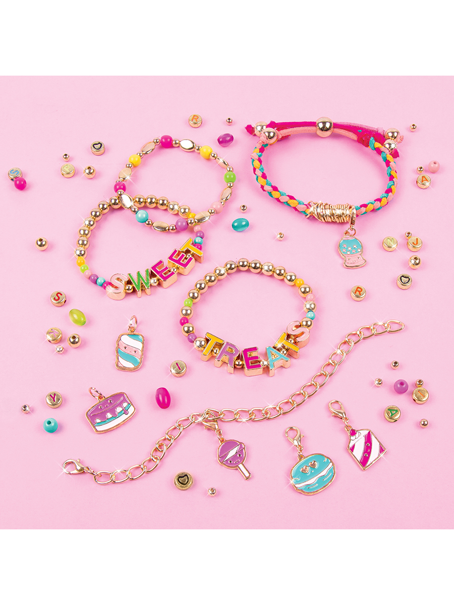 Набор для творчества Make it Real плетение Браслеты Сладкое угощение - фото 8