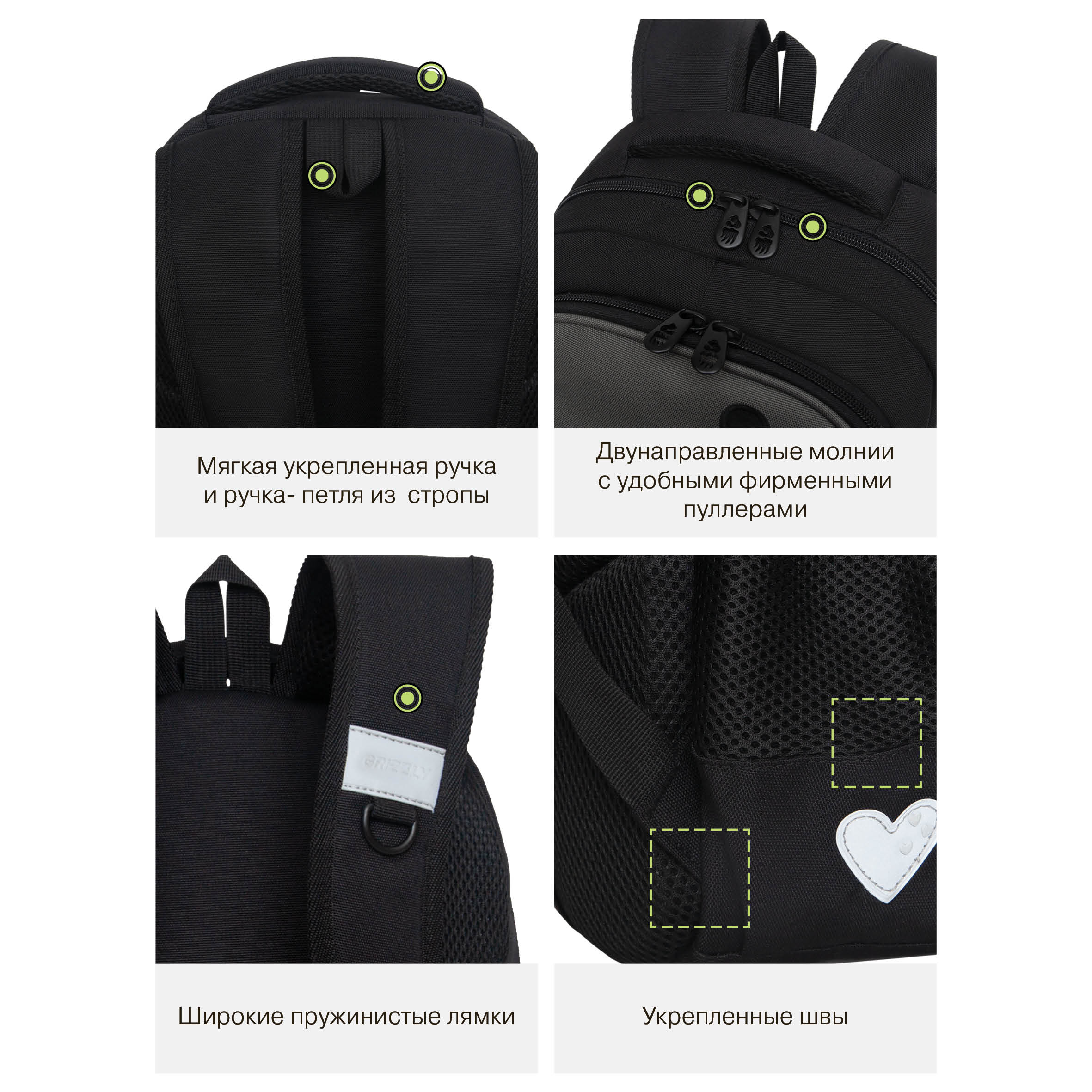 Рюкзак Grizzly для девочки - фото 12