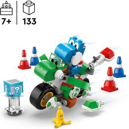 Конструктор LEGO Super Mario Йоши на байке блочный