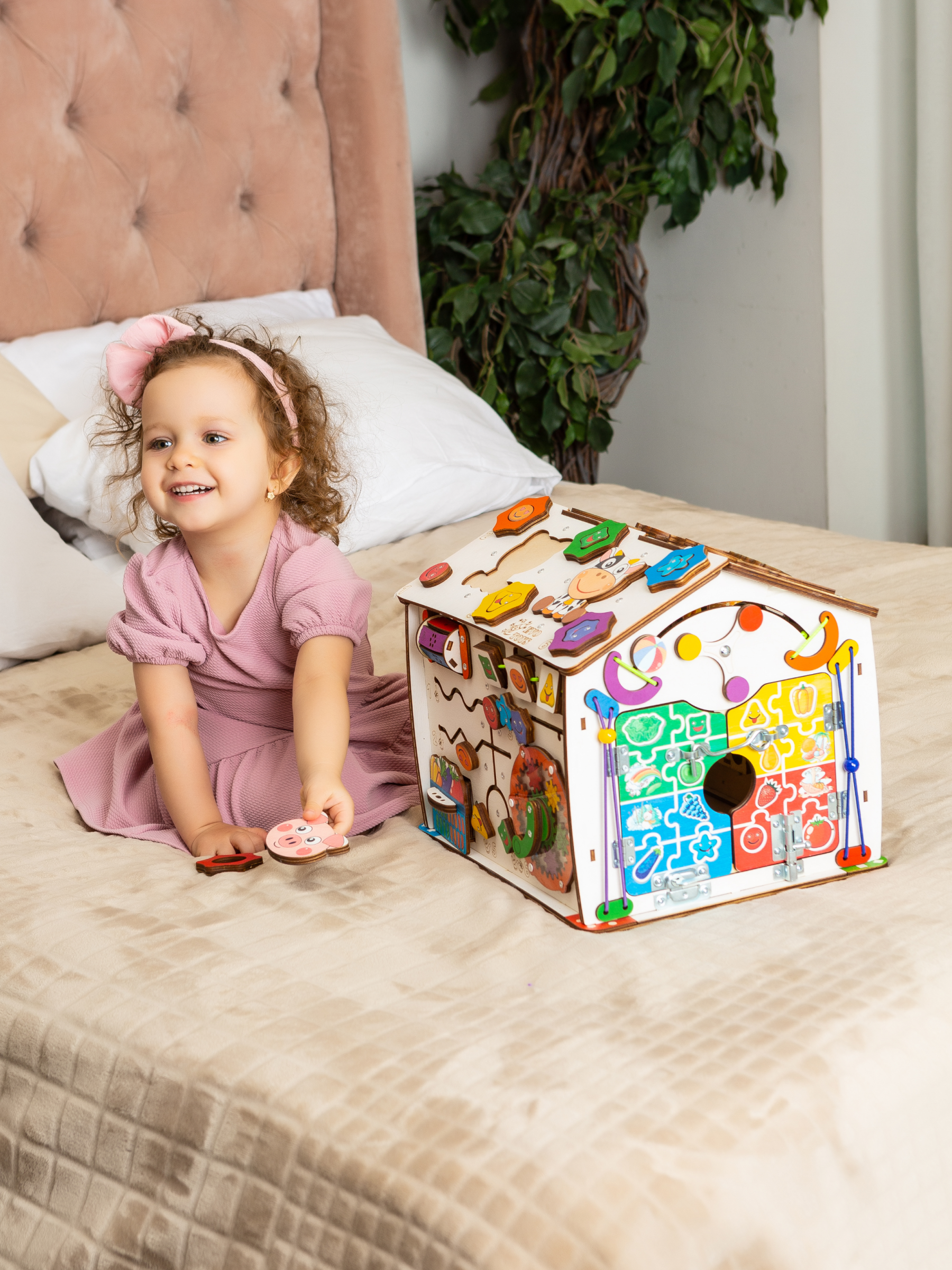 Игрушка Evotoys бизиборд Смайлики - фото 22