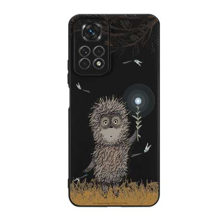 Силиконовый чехол Mcover для смартфона Xiaomi Redmi Note 11 Союзмультфильм Ежик в тумане и фонарик