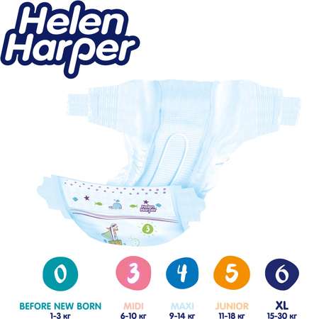Подгузники Helen Harper 3 70 шт.