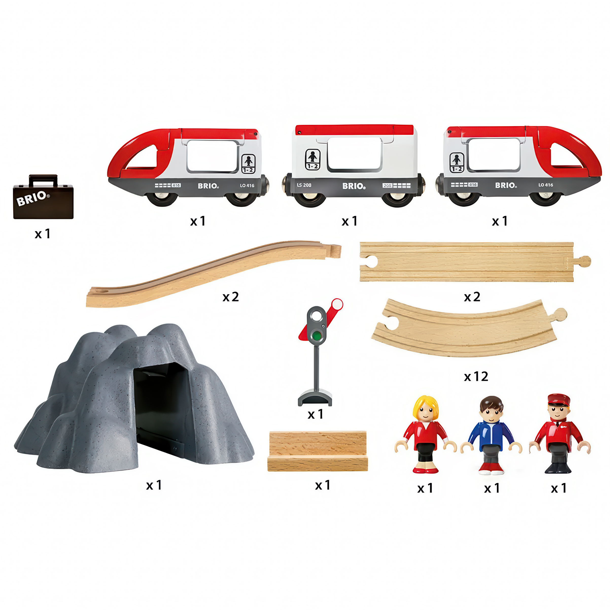 Набор железнодорожный Brio 100 см 33773 - фото 4