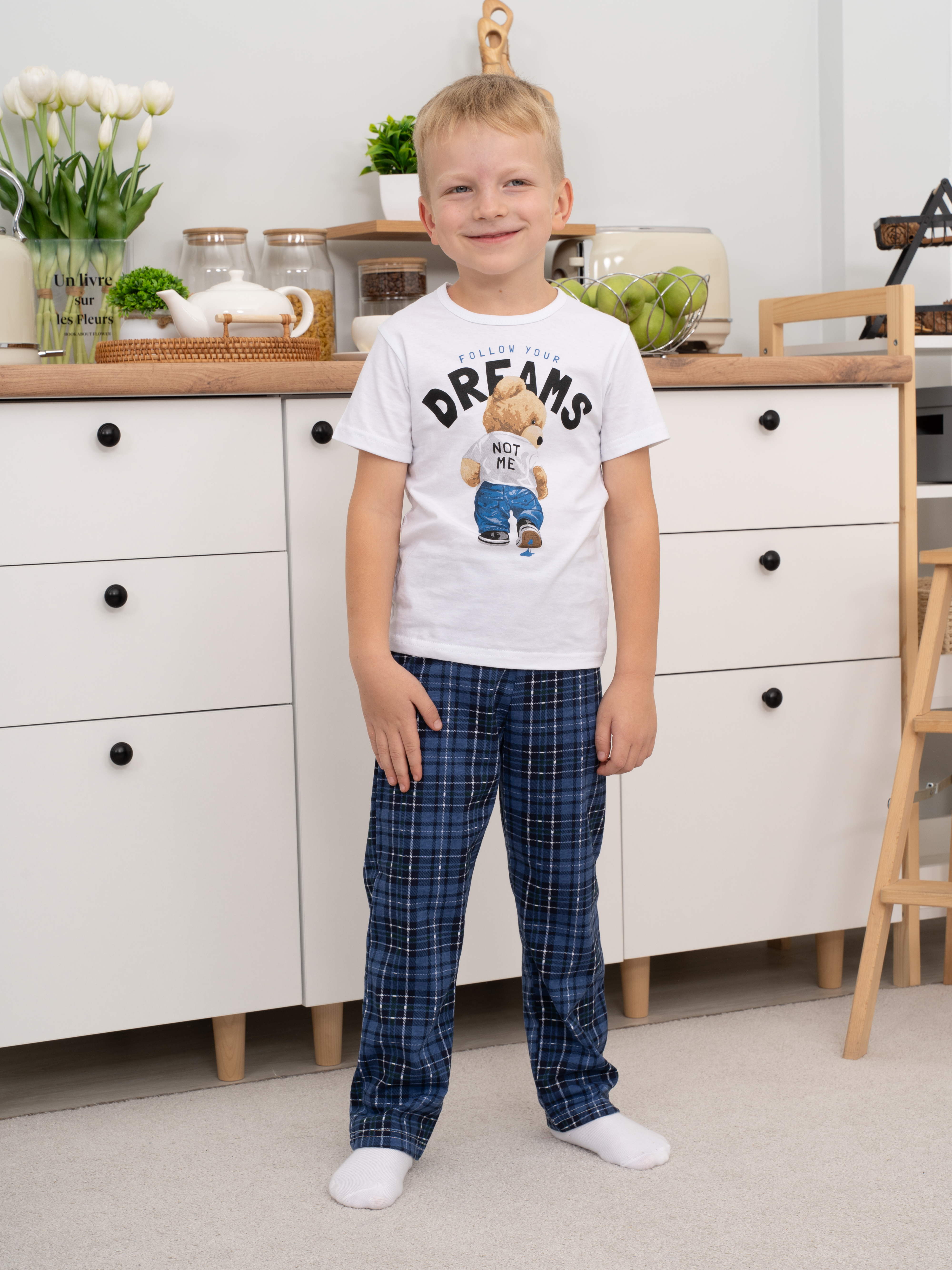 Пижама ULTRA 827п/1 -Ул синий Dreams - фото 1