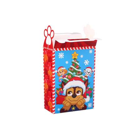 Коробка складная, новогодняя Paw Patrol \"С Новым годом\", 20 х 33 х 10 см