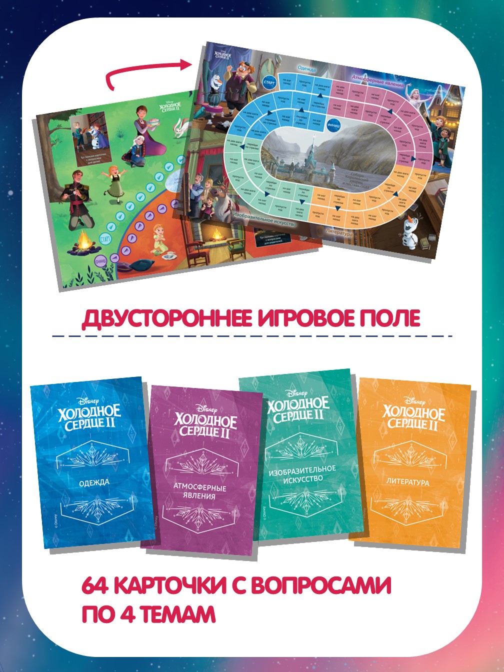Настольная игра ИД Лев Викторина Холодное сердце - фото 5