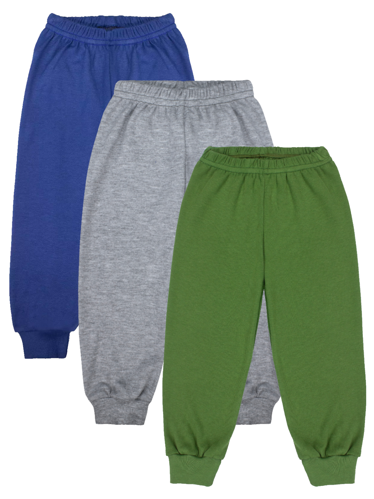 Брюки 3 шт Babycollection brk018/int/k3/005/p1*mсерый_меланж,индиго,хаки - фото 1