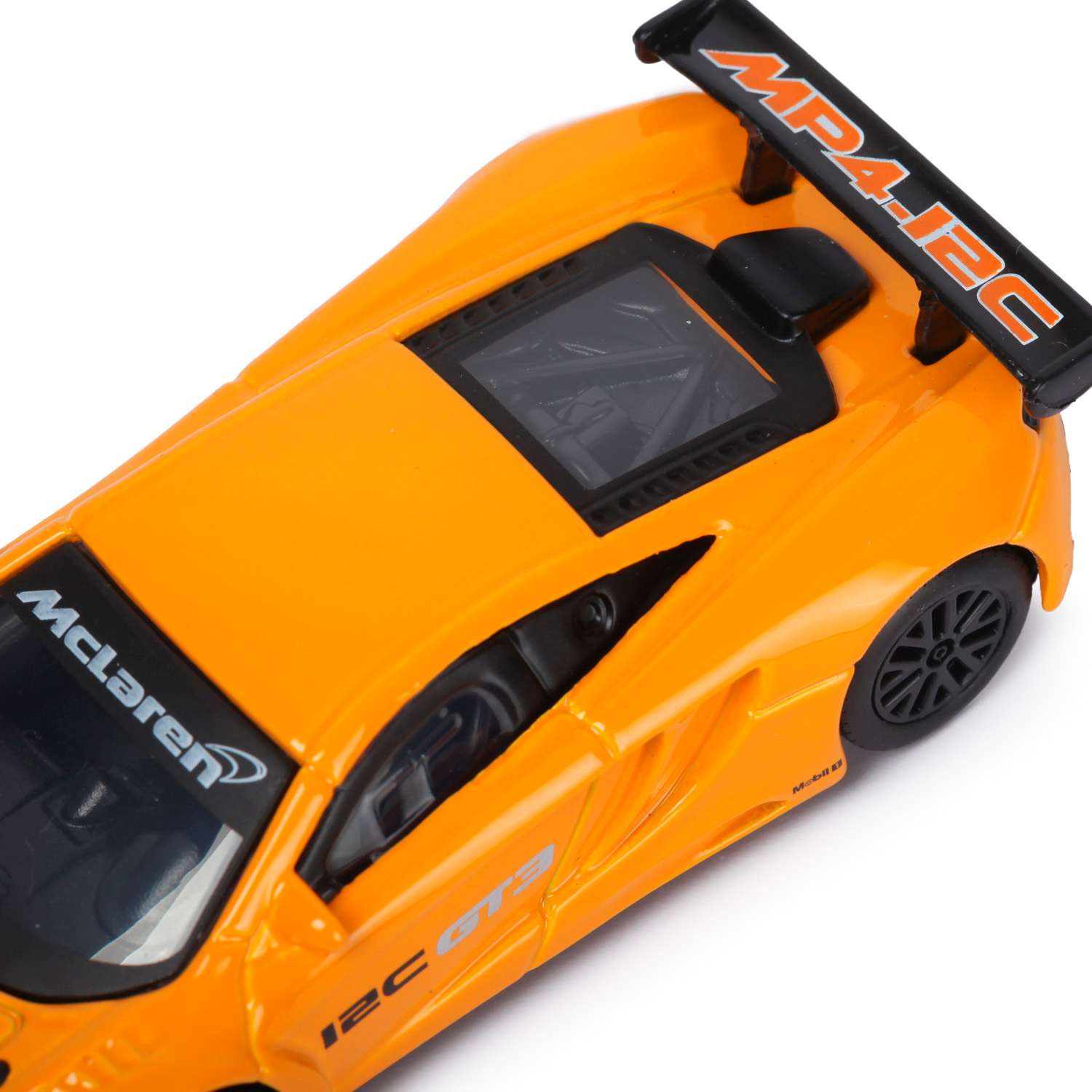 Автомобиль BBurago McLaren 1:43 оранжевый 18-38014 - фото 7