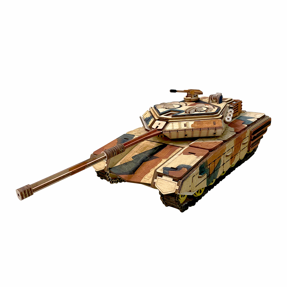 Конструктор ViromToys Сборная модель Танк деревянный - фото 8