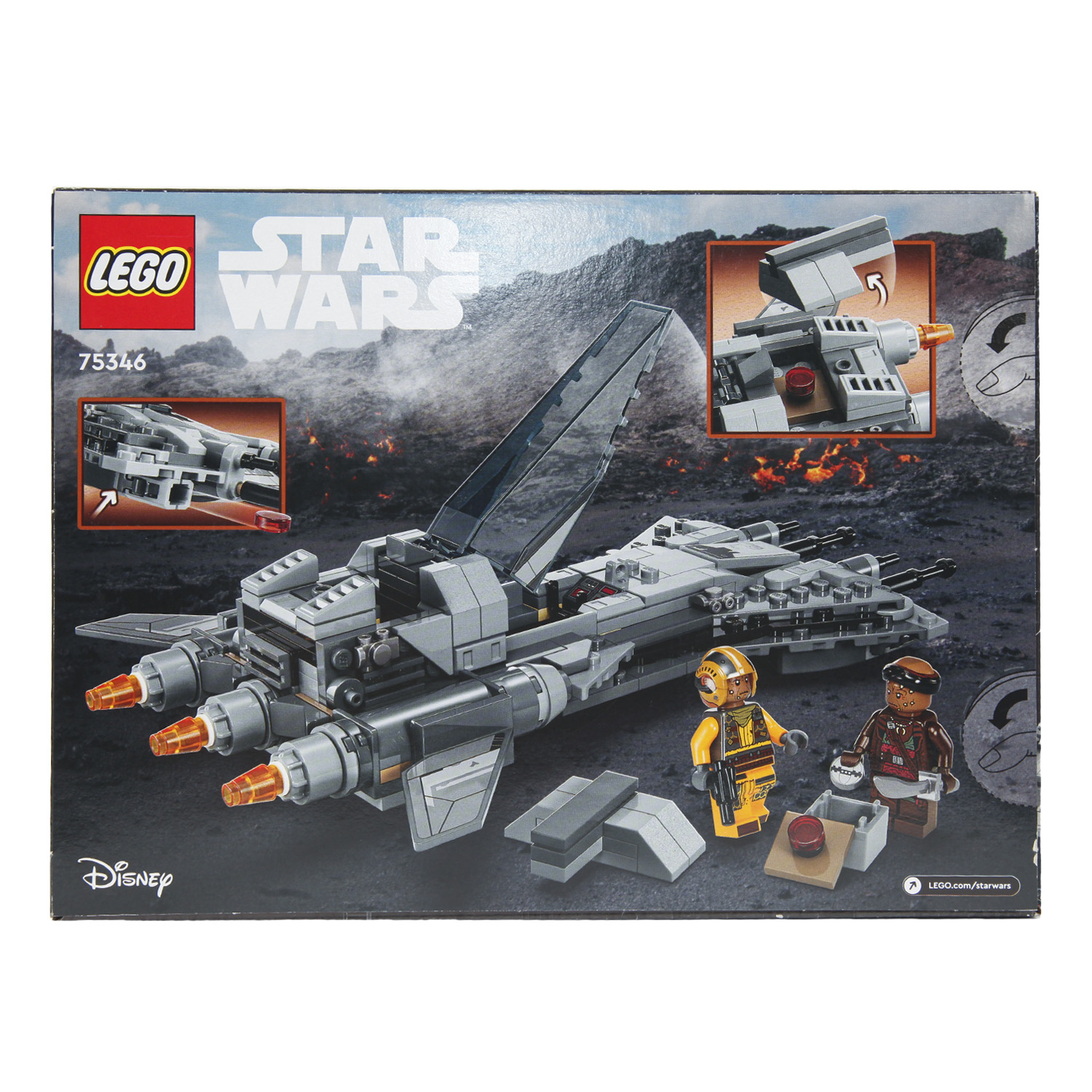 Конструктор LEGO Star Wars Pirate Snub Fighter 285 дет. - фото 10