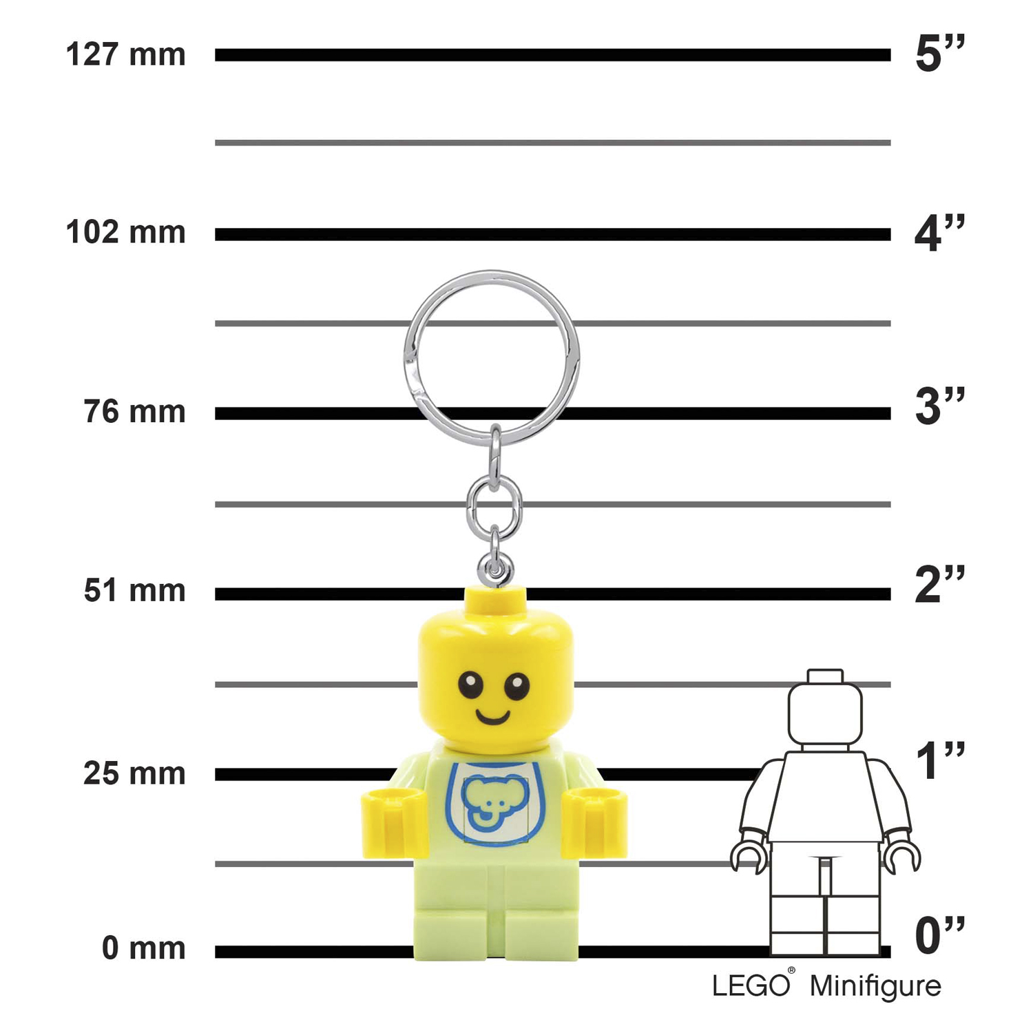 Брелок LEGO Minifigures - Малыш 1 шт. - фото 6
