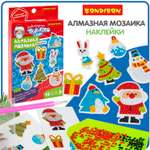 Алмазная мозаика Bondibon Наклейки новогодние