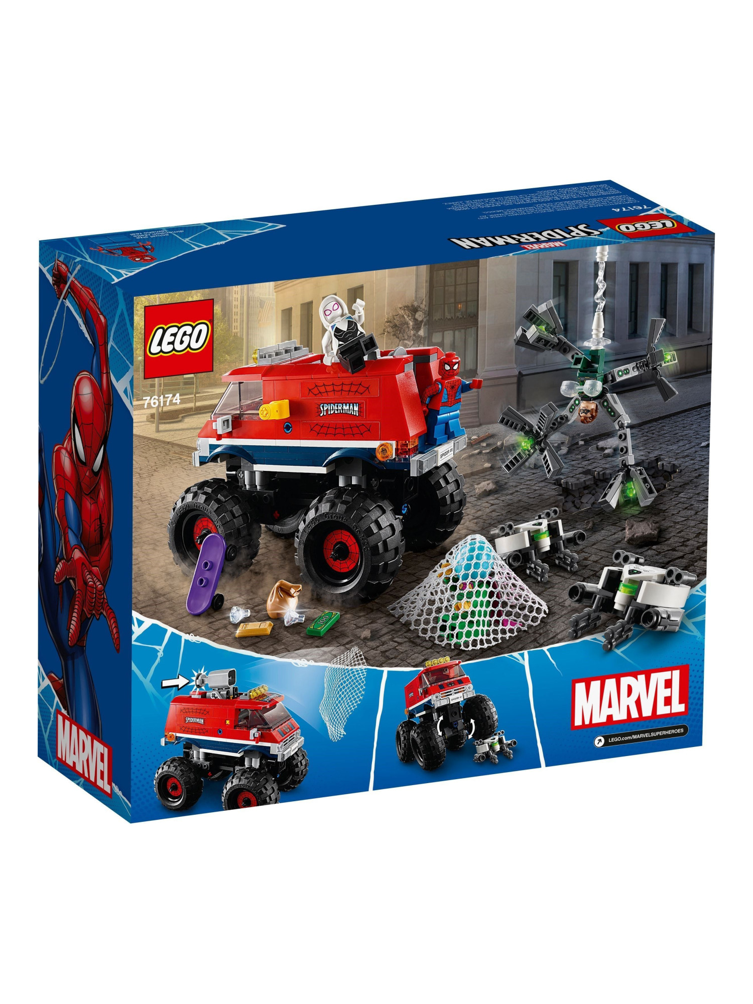 Конструктор LEGO Marvel Super Heroes Монстр-трак 439 дет. - фото 2
