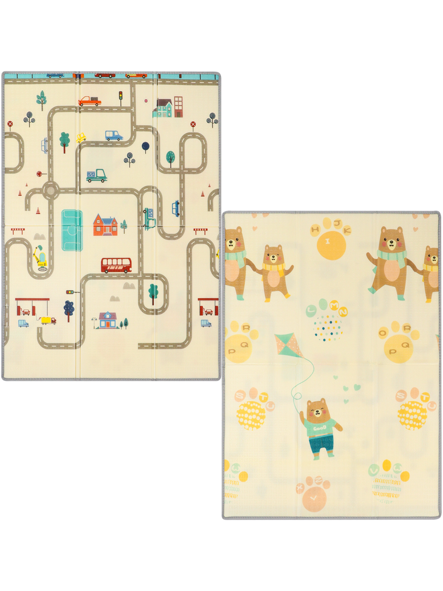 Манеж Рыжий кот 160х120 см серый DN0001191 - фото 10