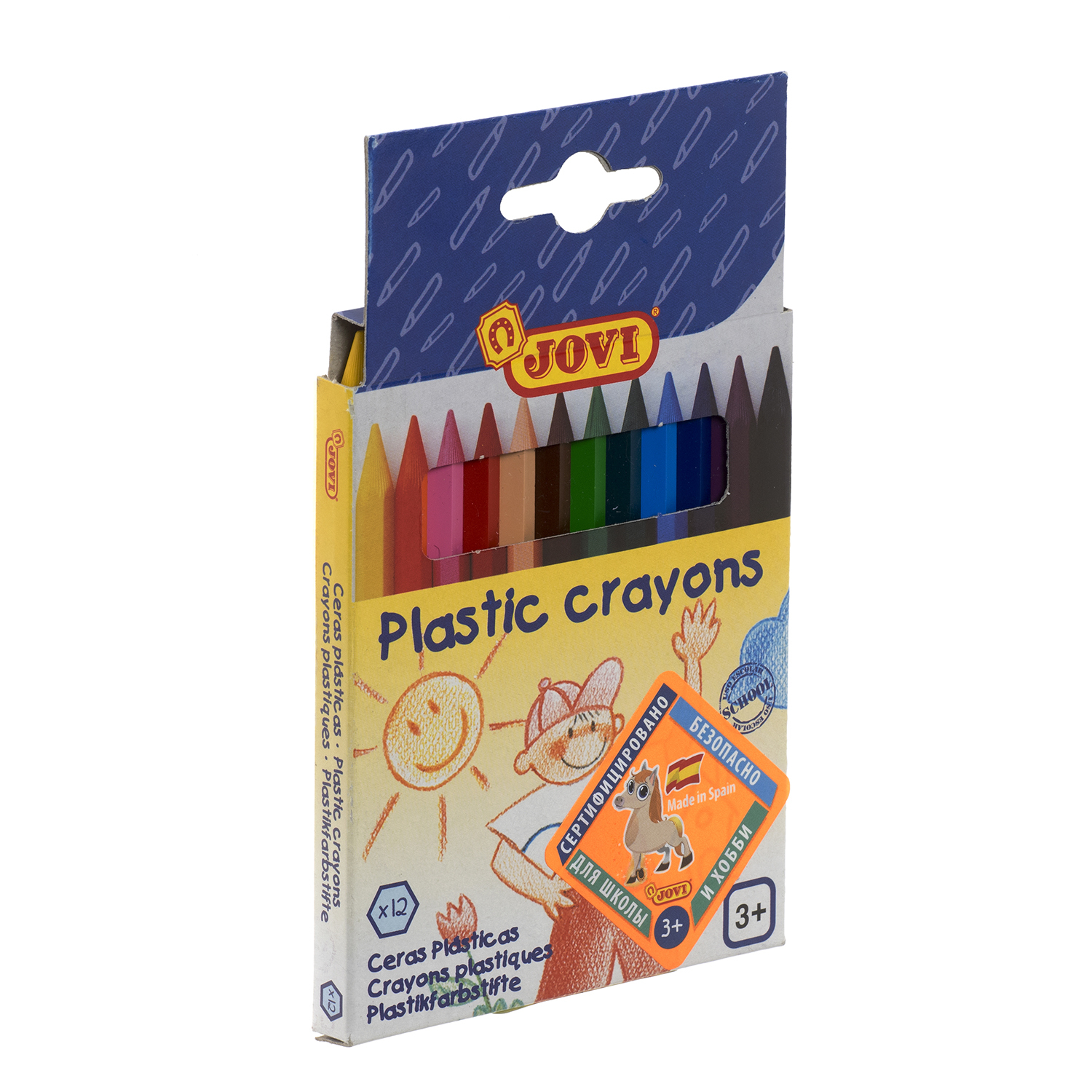Карандаши цветные Jovi 12 шт. - фото 3