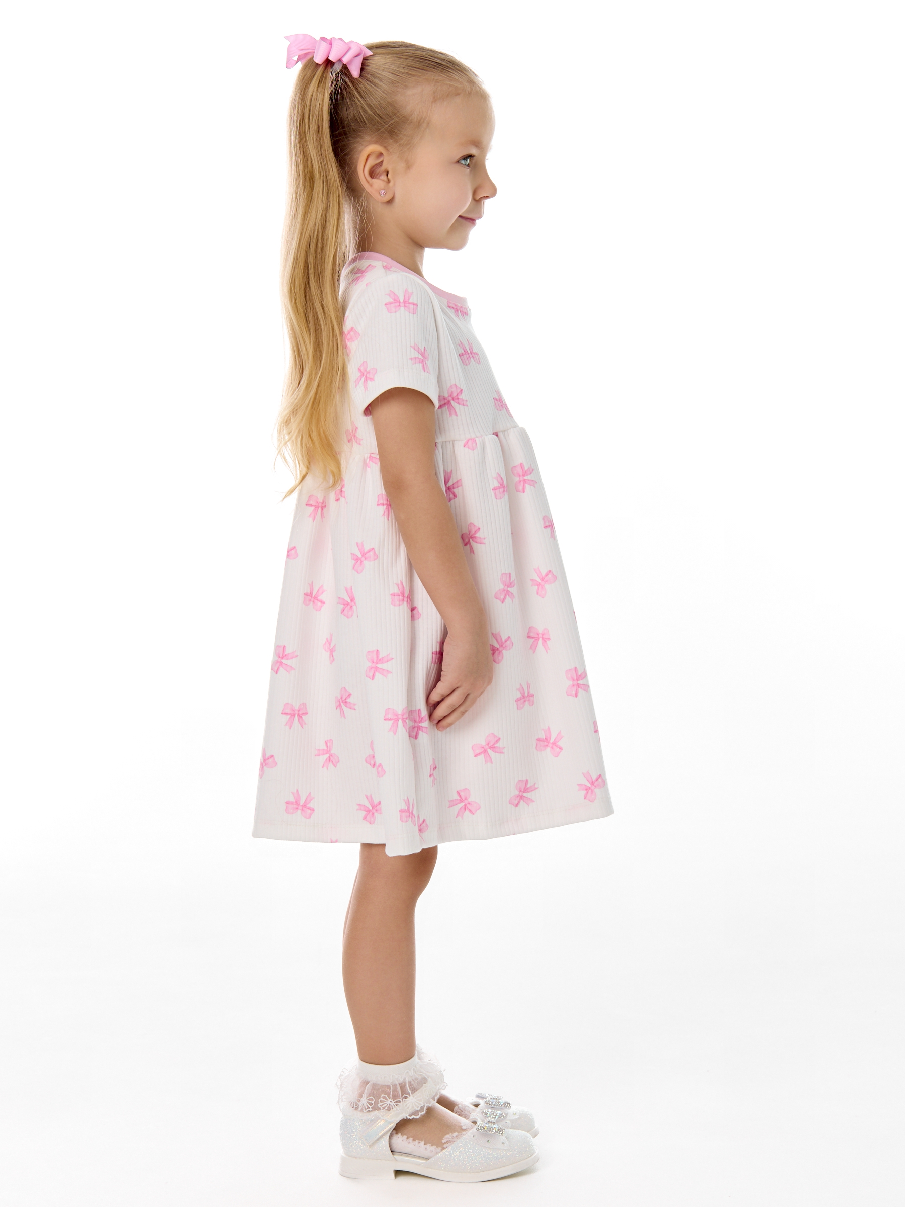 Платье LEVAKIDS платье для девочки_бантики - фото 4