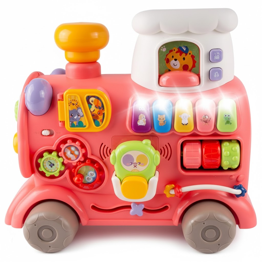 Каталка LANSI WORLD розовый - фото 7