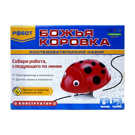 Конструктор ND PLAY Робот Божья коровка блочный