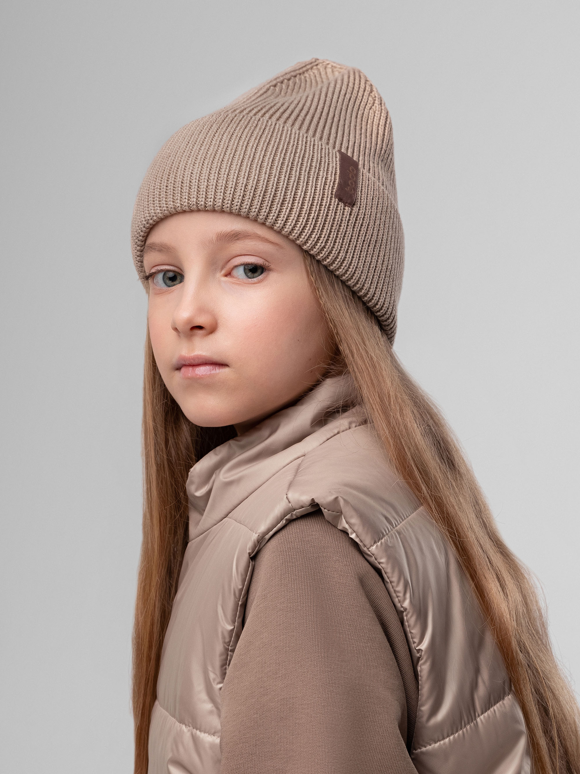 Шапка Bodo 10-415MU_бежевый - фото 1