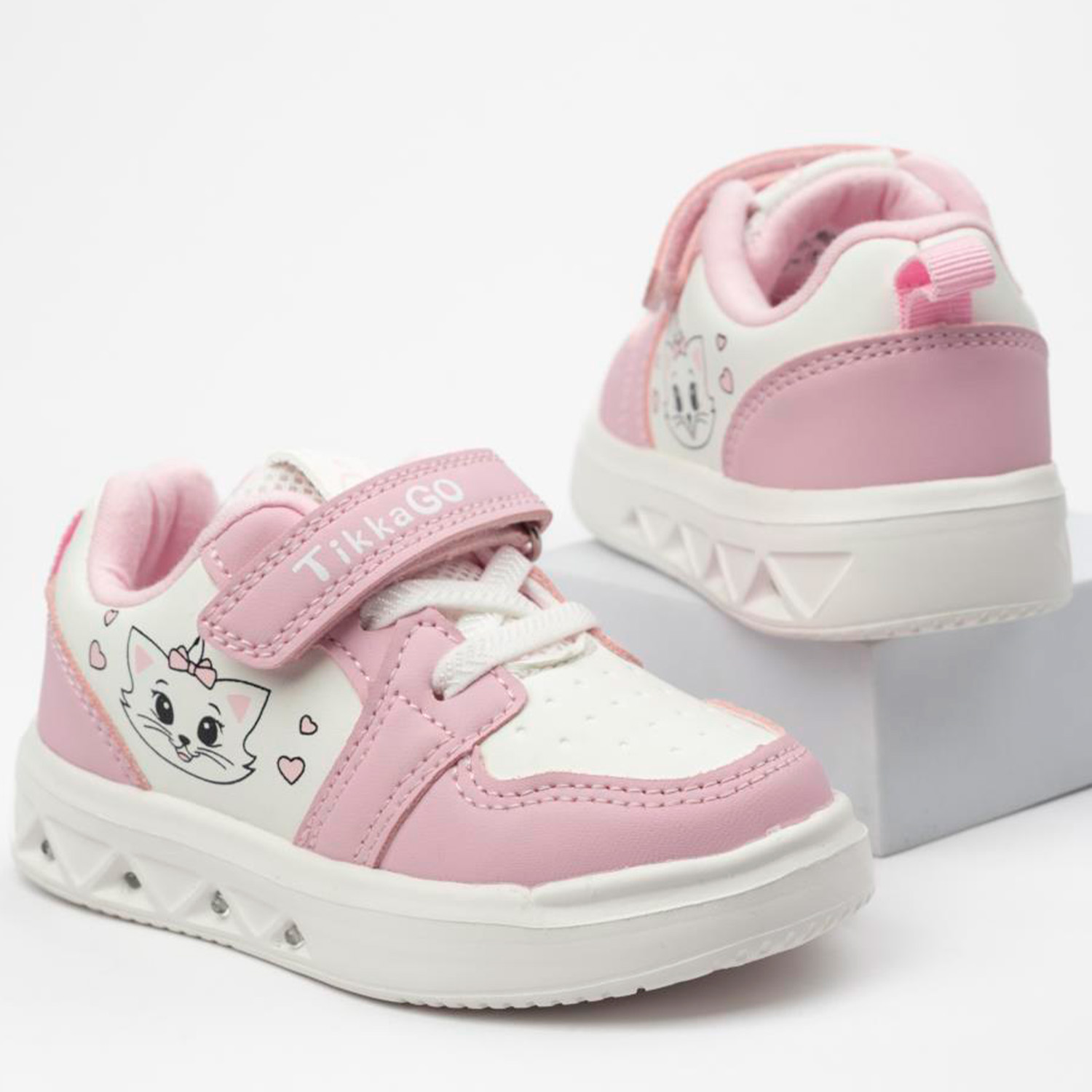 Кроссовки TikkaGo 1A05_6251-1_white-pink - фото 2