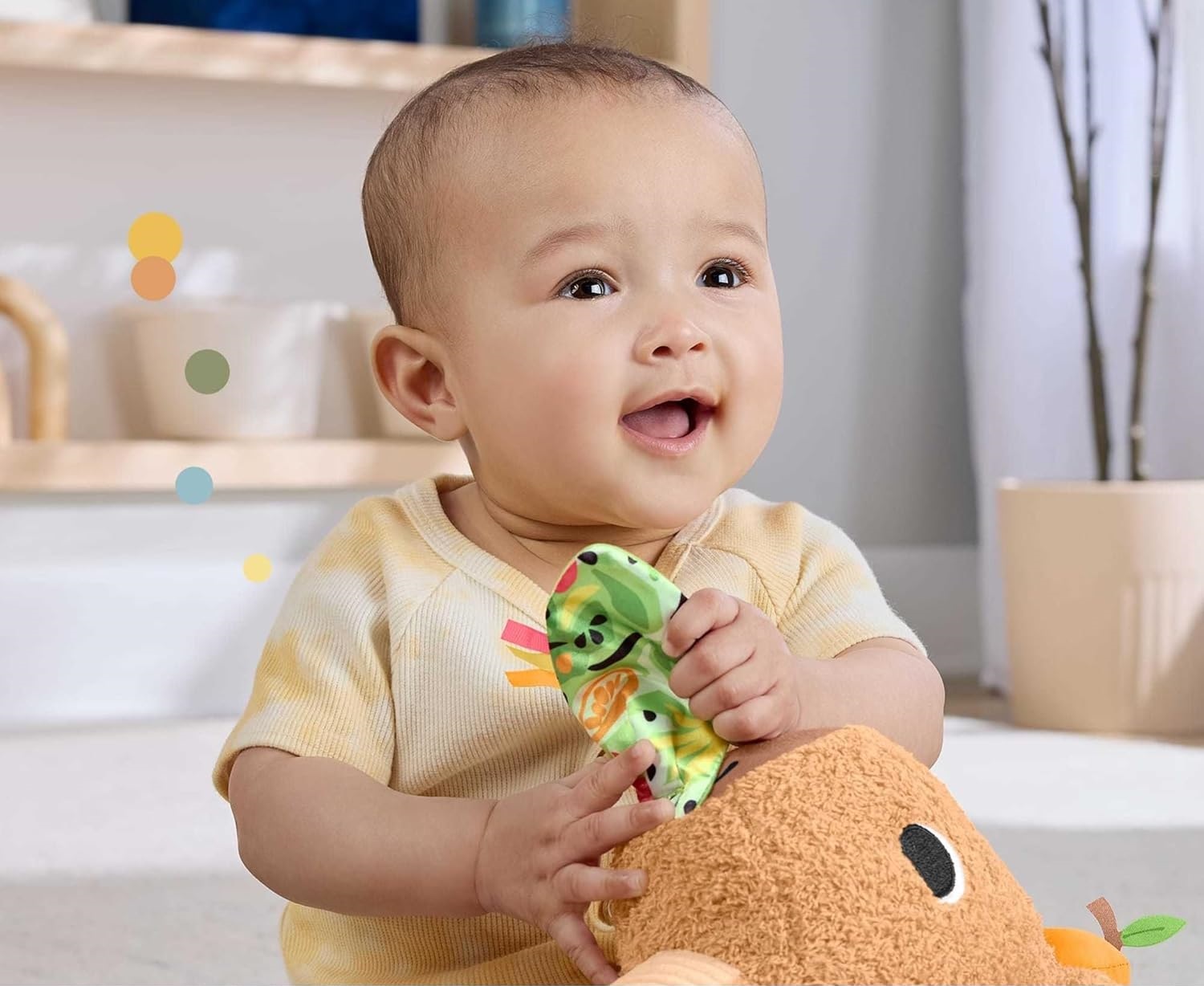 Прорезыватель Fisher Price Snuggly Капибара - фото 5