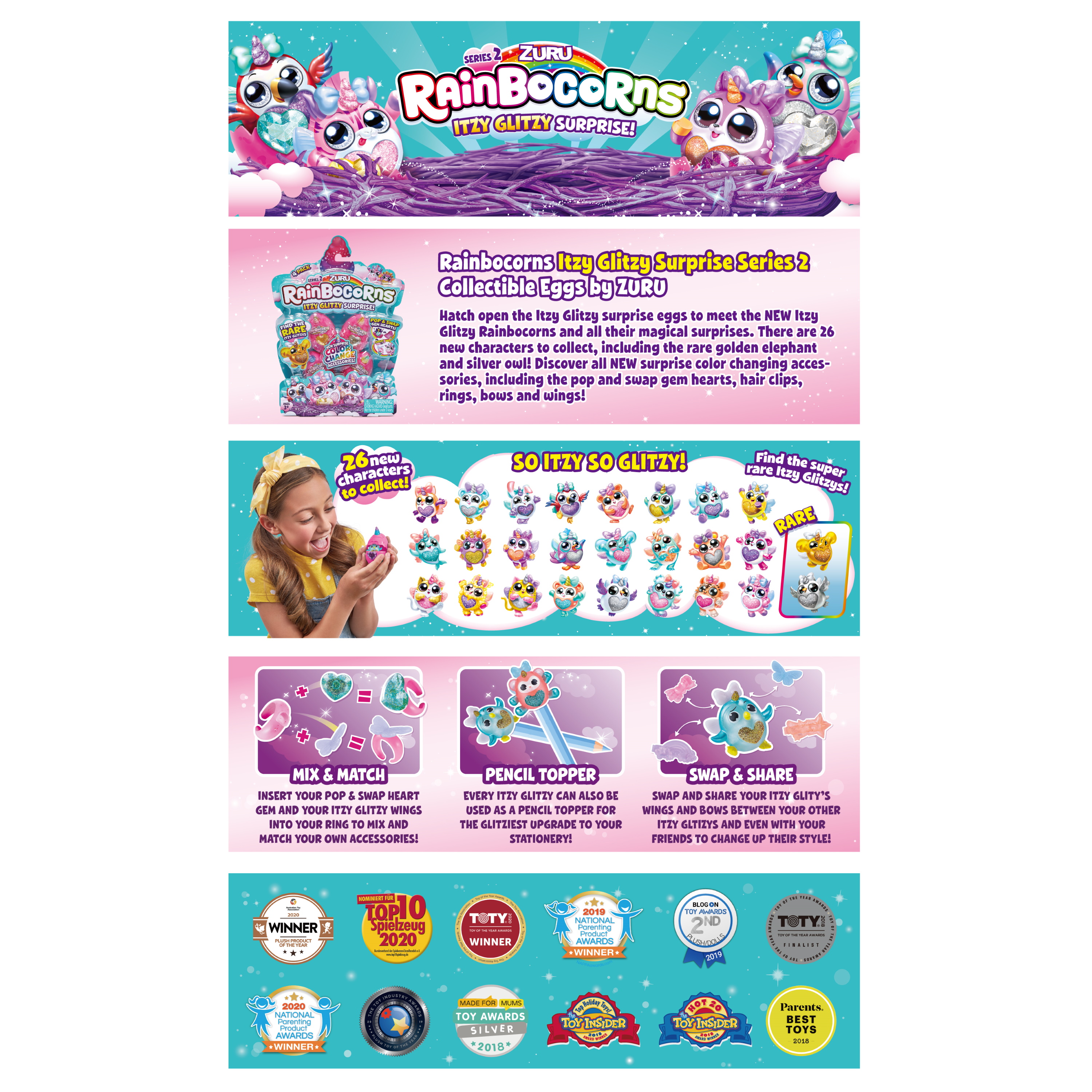 Фигурка Zuru Rainbocorns - фото 10