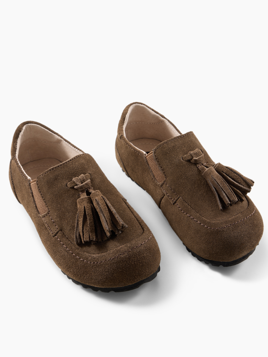 Лоферы Happy Baby 86705_темно-коричневый - фото 2