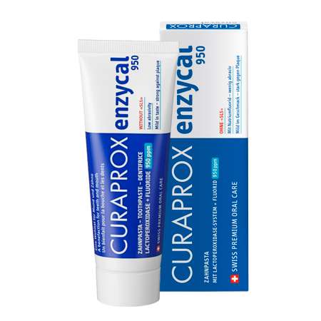 Зубная паста Curaprox с фтором без отдушки