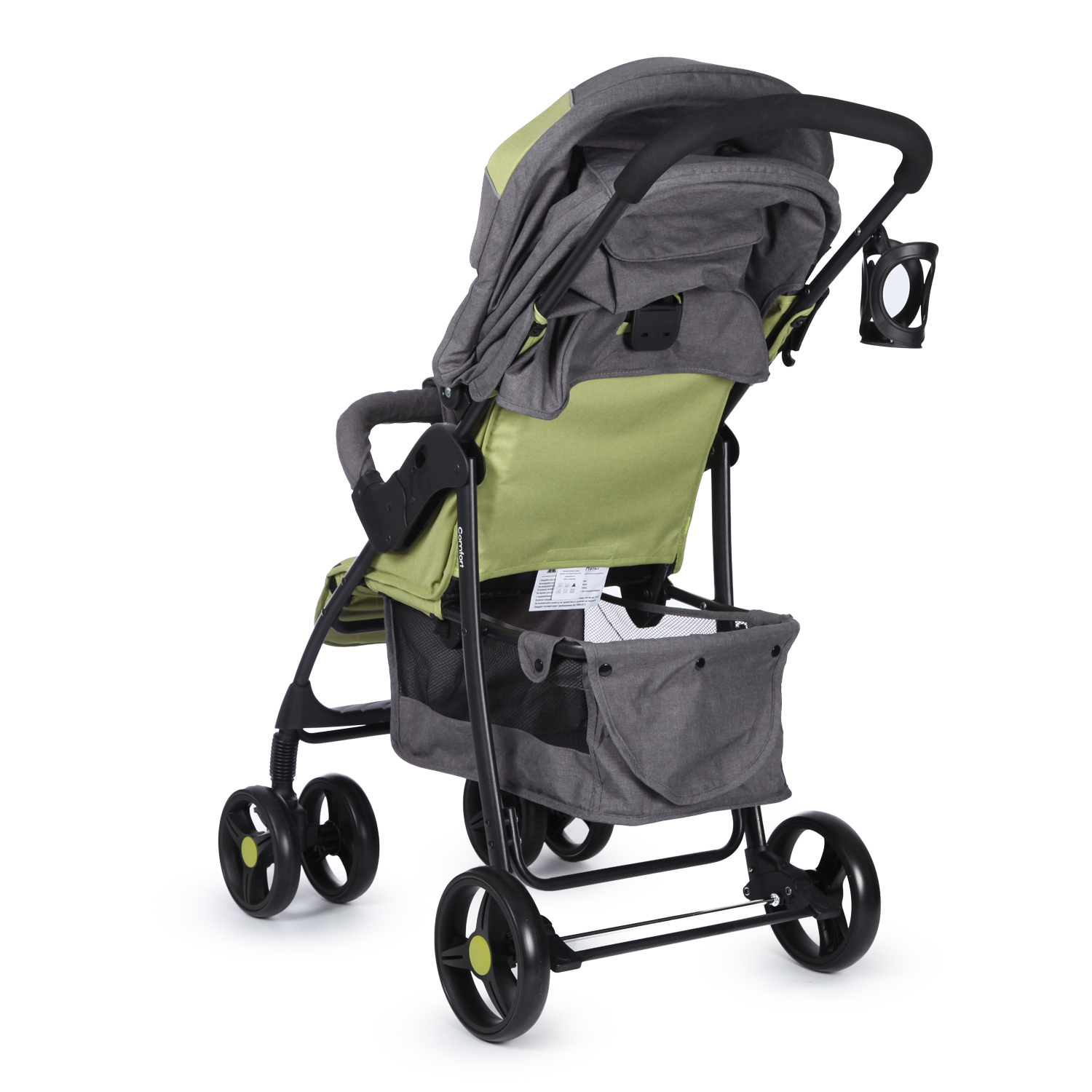 Коляска прогулочная Babyton Comfort Green-Grey зеленый - фото 7