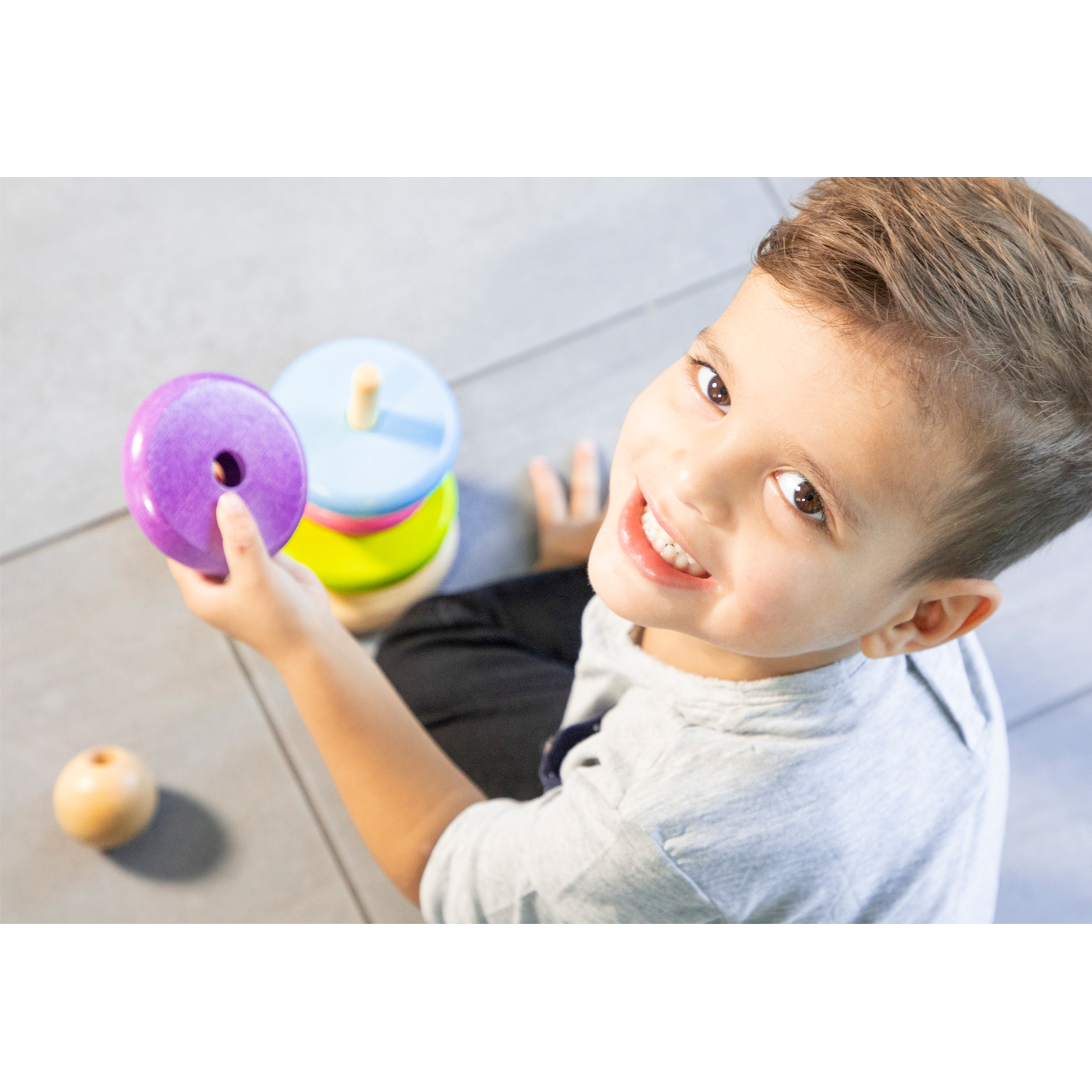 Игрушка New Classic Toys пирамидка - фото 4