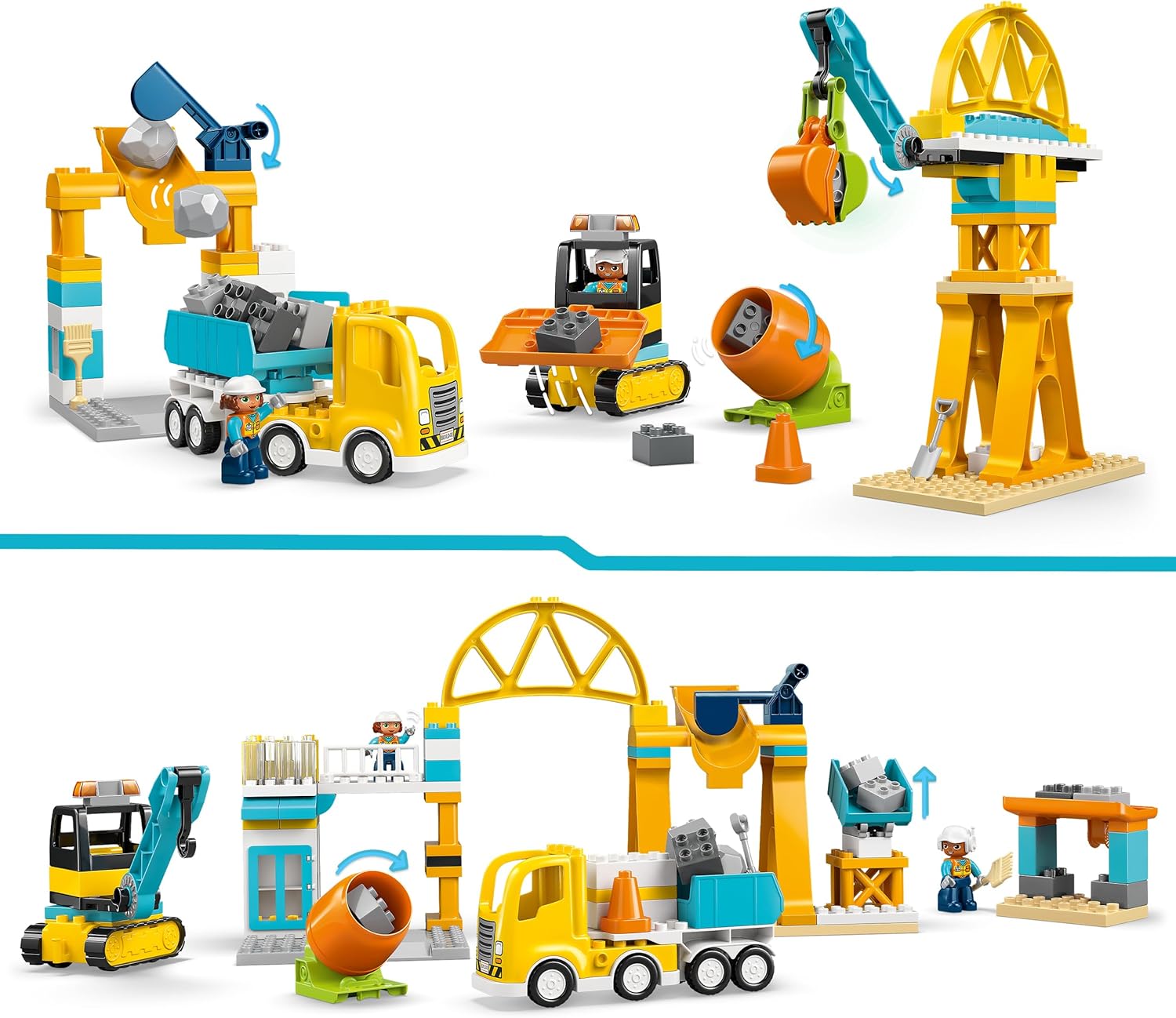 Конструктор LEGO DUPLO Строительная площадка 3в1 84 дет. - фото 3