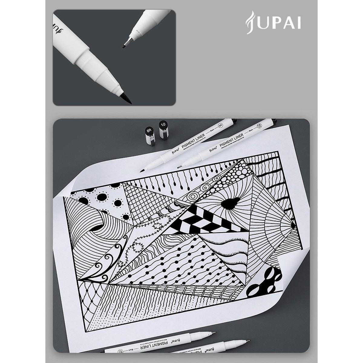 Ручка линер Jupai 6 шт. - фото 15