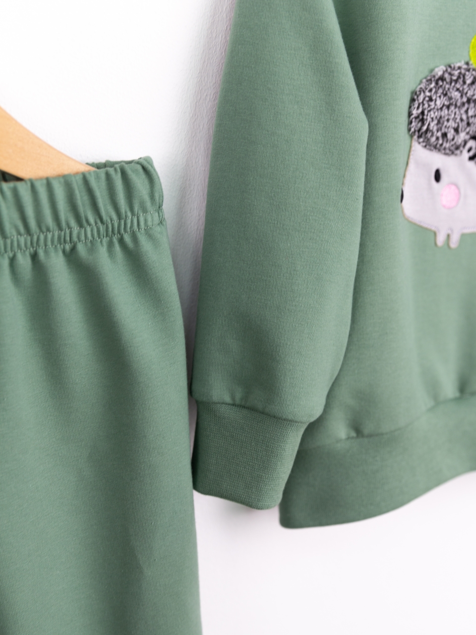 Костюм Baby boom КД568/7-Ф2 аппликация ёжик полынь - фото 3