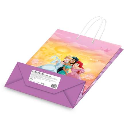 Пакет подарочный ND PLAY Принцессы 33*45*10cм 298534
