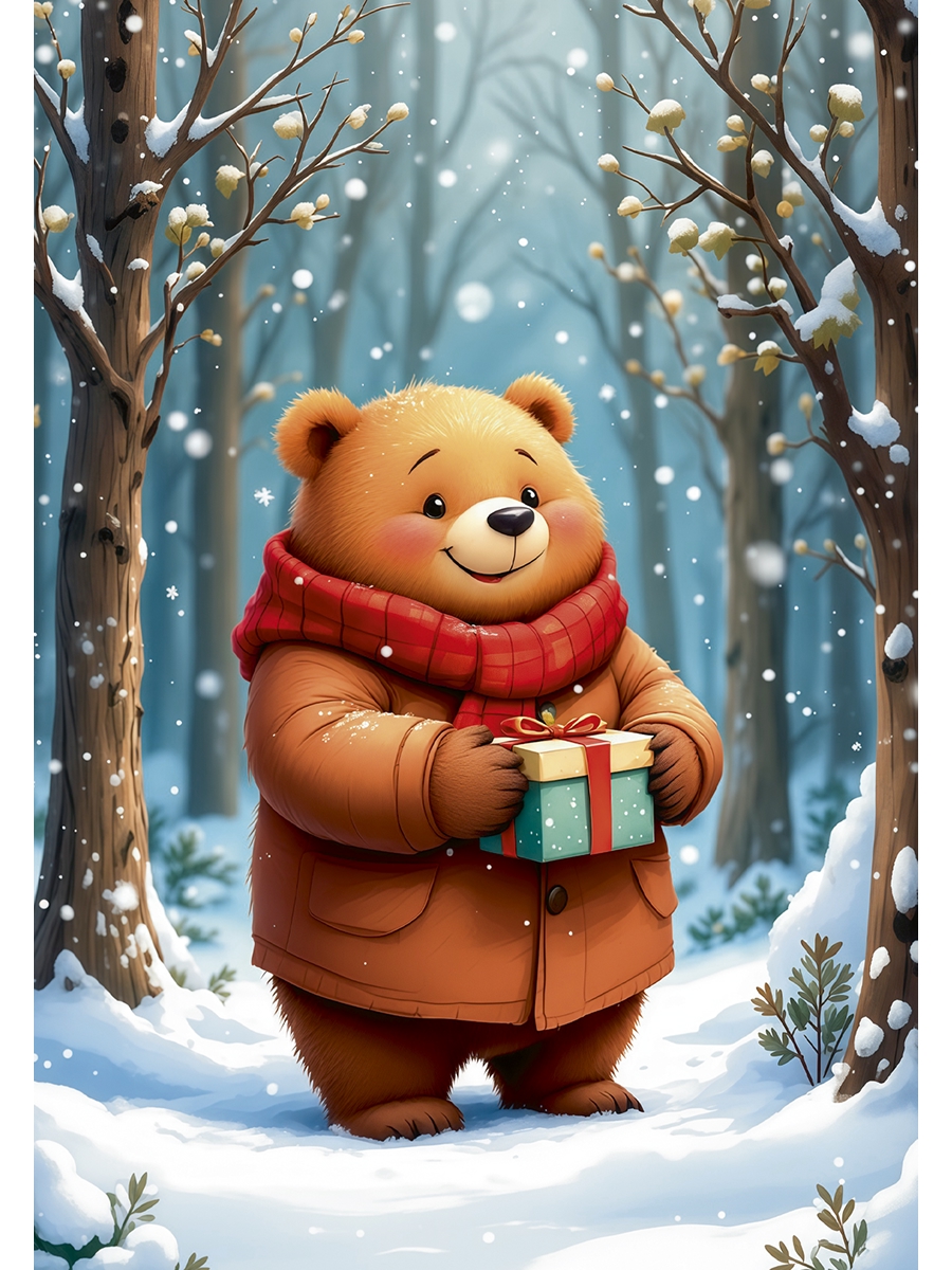 Блокнот Prof-Press Новогодние зверушки 32 лист. - фото 20