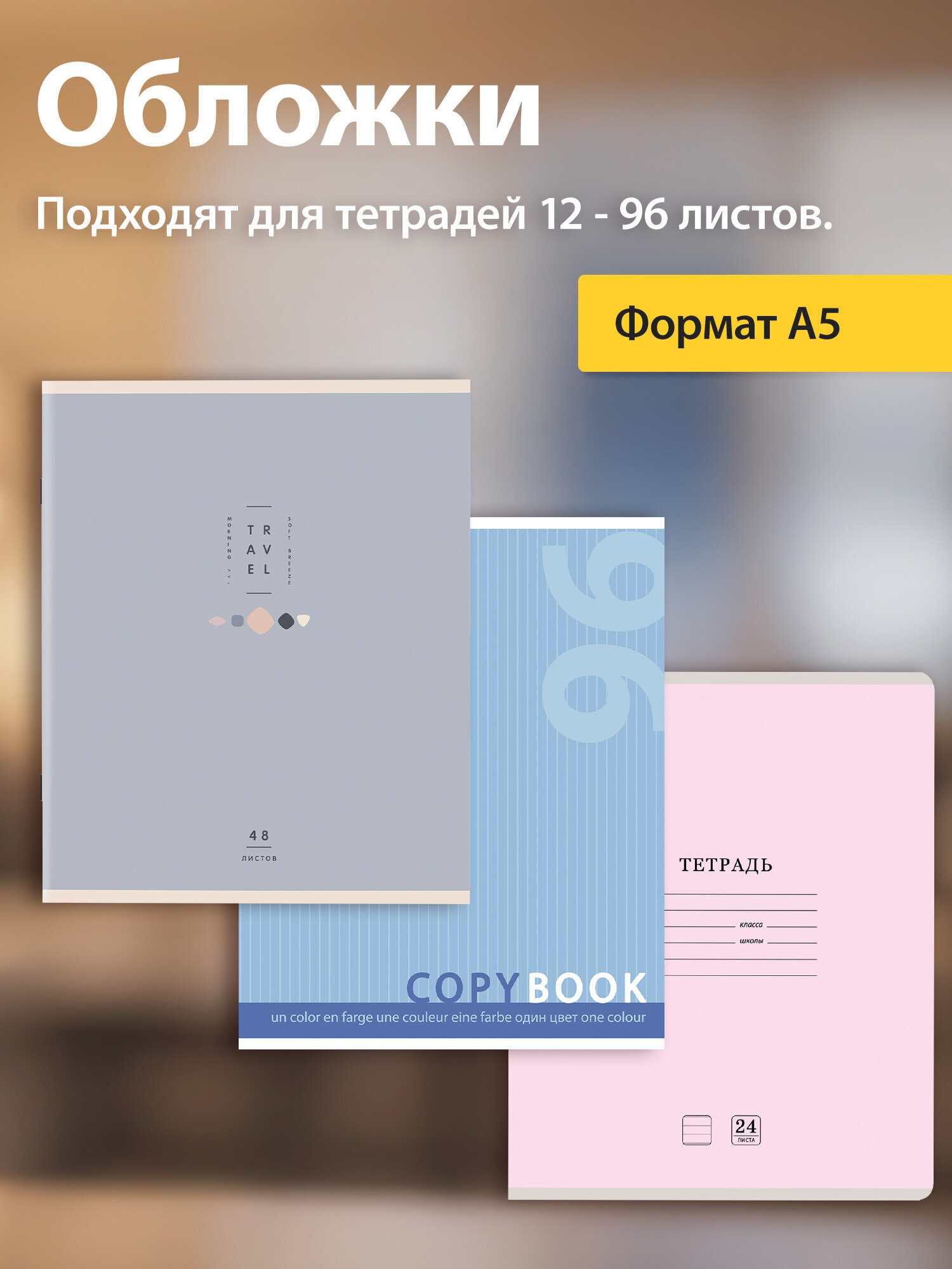 Обложка Пифагор 34.6 x 20.8 см 10 шт. - фото 3