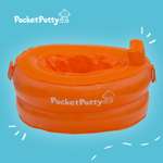 Горшок дорожный ROXY-KIDS надувной для детей PocketPotty цвет оранжевый