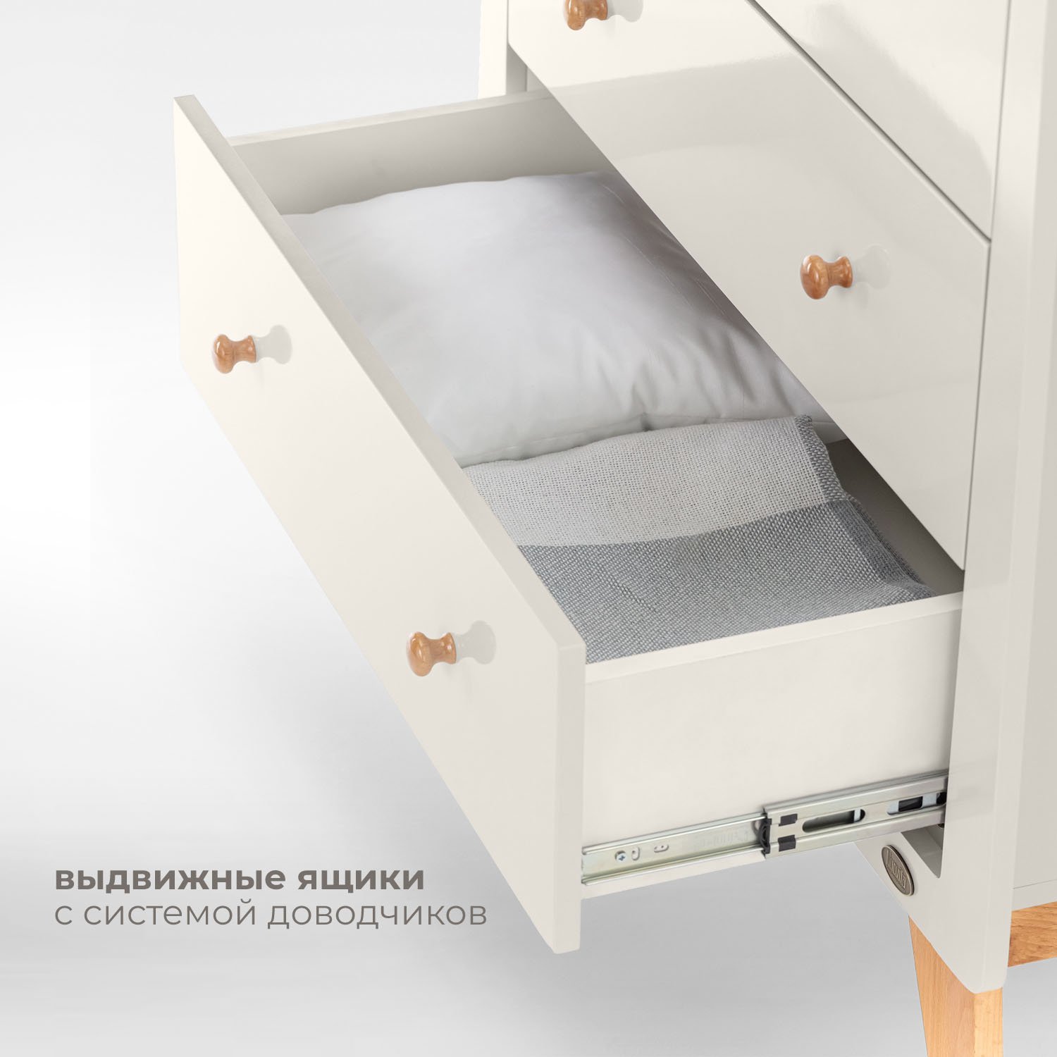 Комод пеленальный Nuovita Stanzione Inizio (ваниль) - фото 3