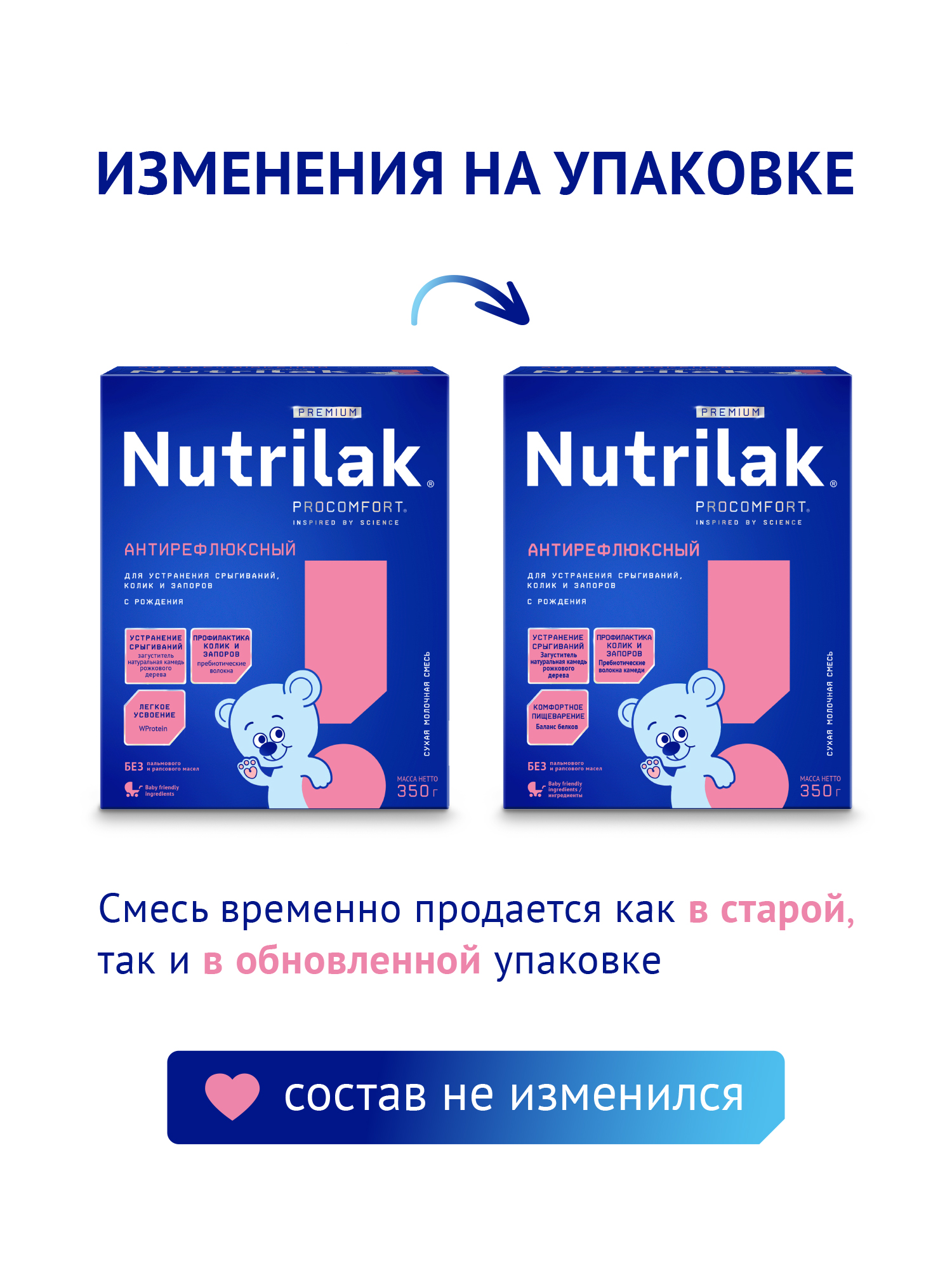 Смесь Nutrilak Premium антирефлюкс 350г с 0мес - фото 2