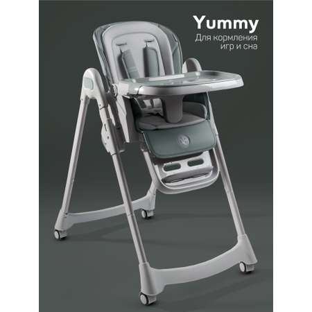 Стульчик для кормления Amarobaby Yummy зеленый