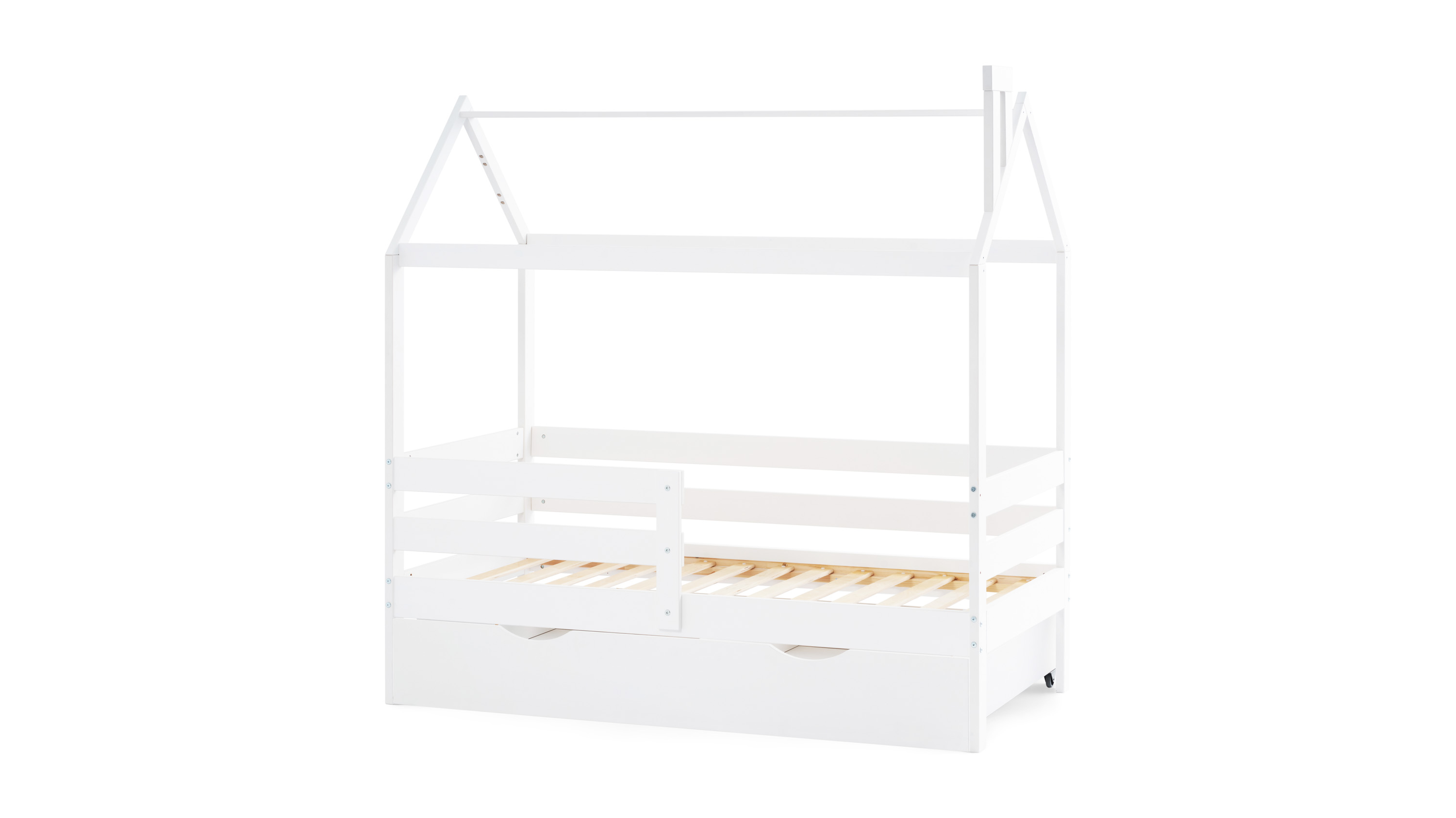 Кровать односпальная IKEA Ош (белый) - фото 15