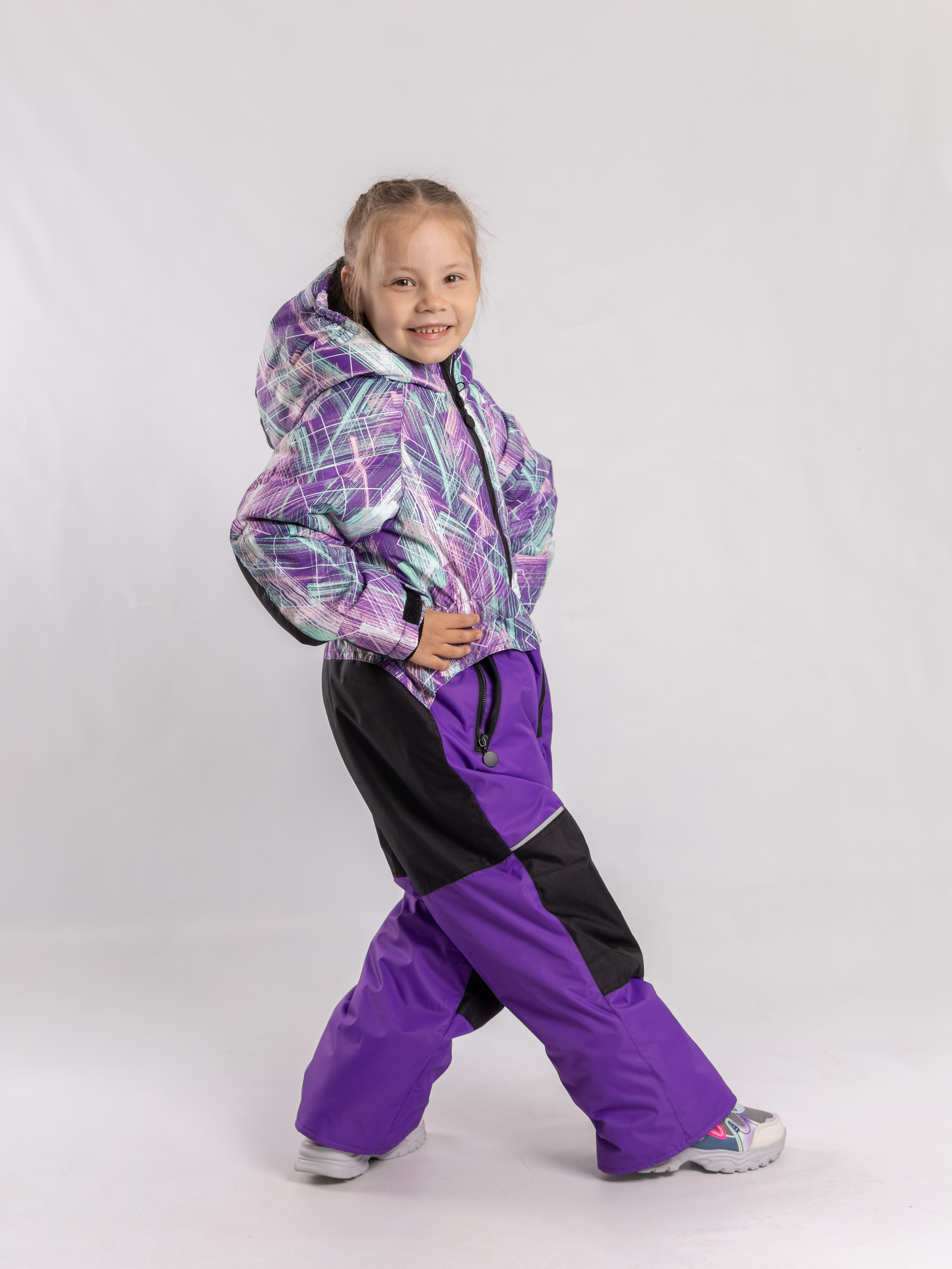 Комбинезон ILVES ILV-A-197/3 фиолетовый_розовый - фото 3