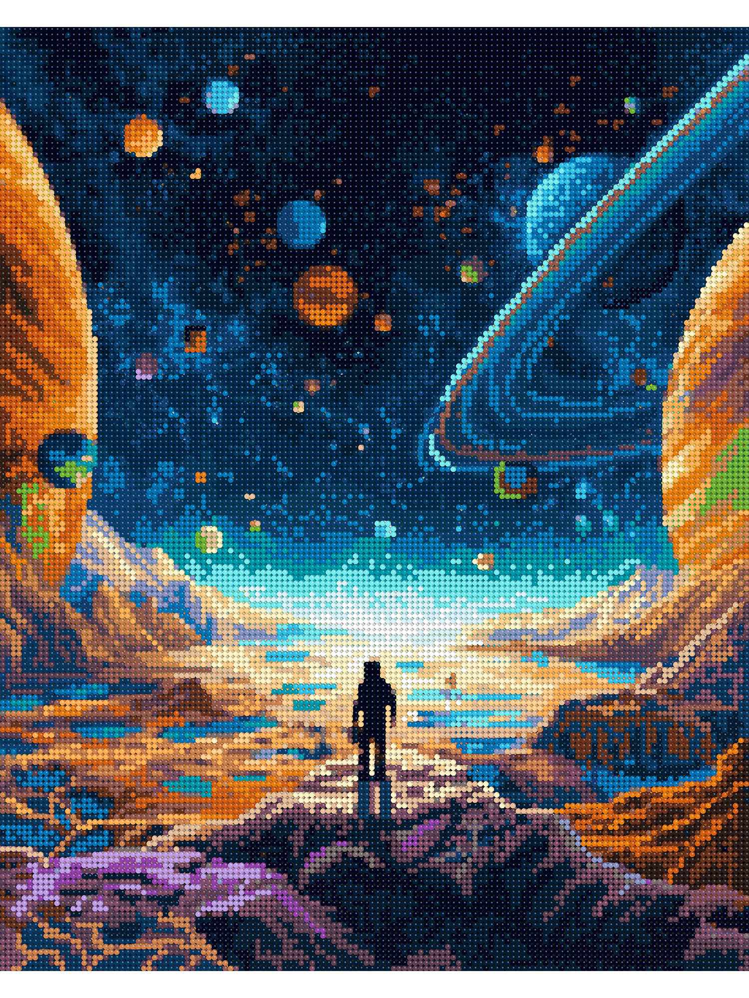 Алмазная мозаика Art on Canvas Космос в ассортименте - фото 2