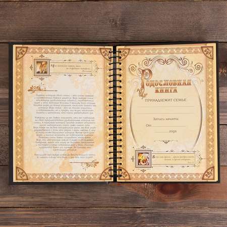 Родословная книга Sima-Land «Книга семьи», 30 листов, 24,5 х 29,2 см