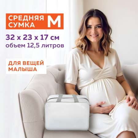 Сумка в роддом DASWERK прозрачная для беременных 3 штуки + 1