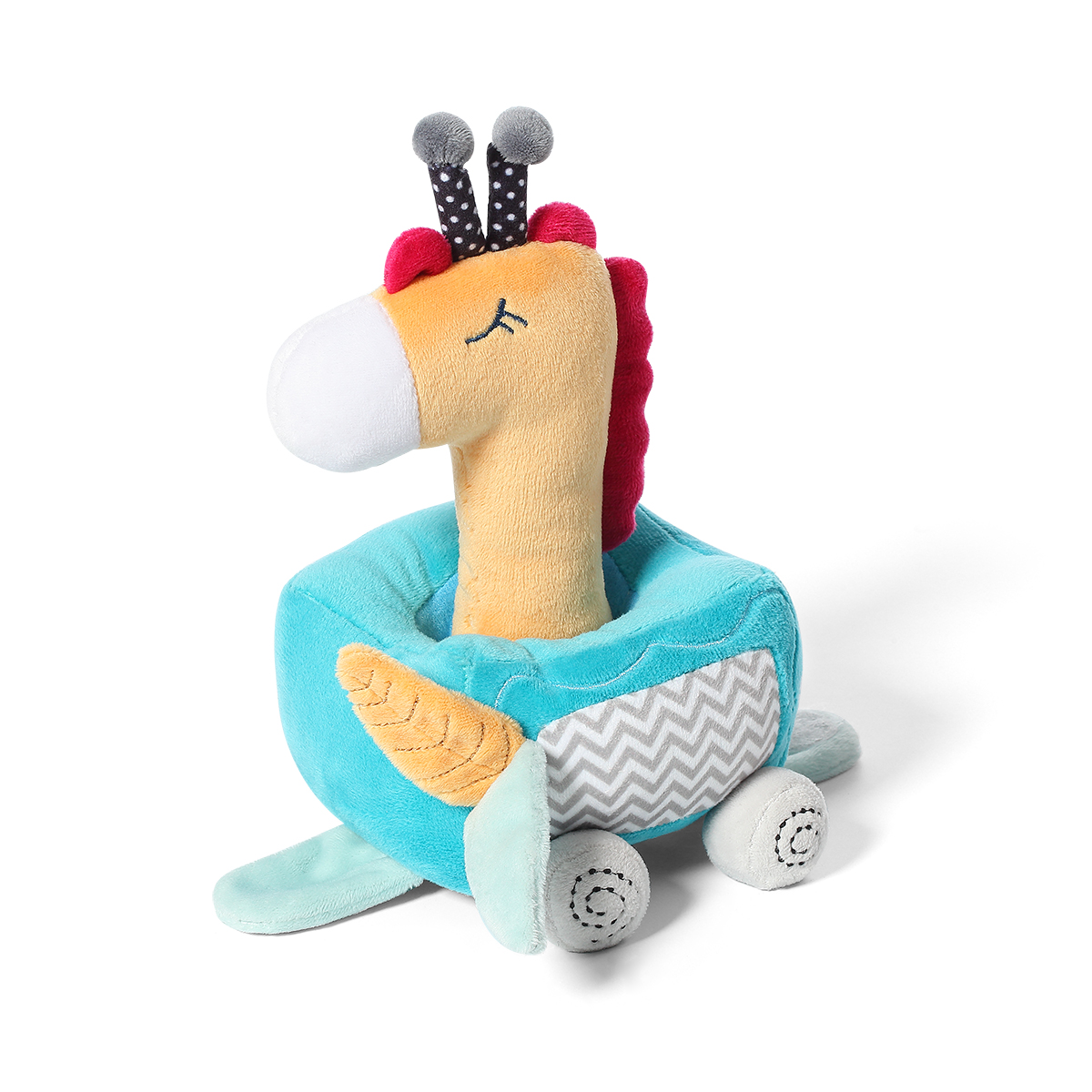 Игрушка мягкая Babyono SAFARI TRAIN 18 см - фото 24