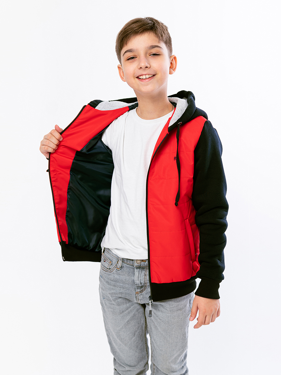 Куртка RODOS М-222_Детская(М)/красный_черный - фото 6