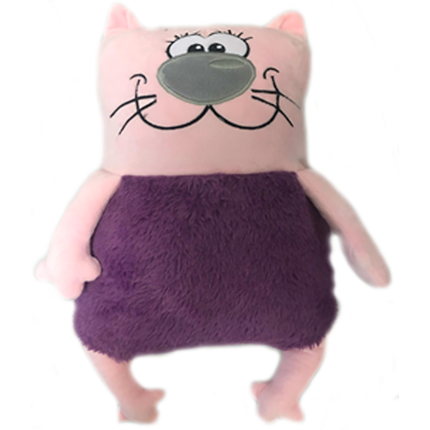 Мягкая игрушка Tallula Кот 43 см розовый - фото 1