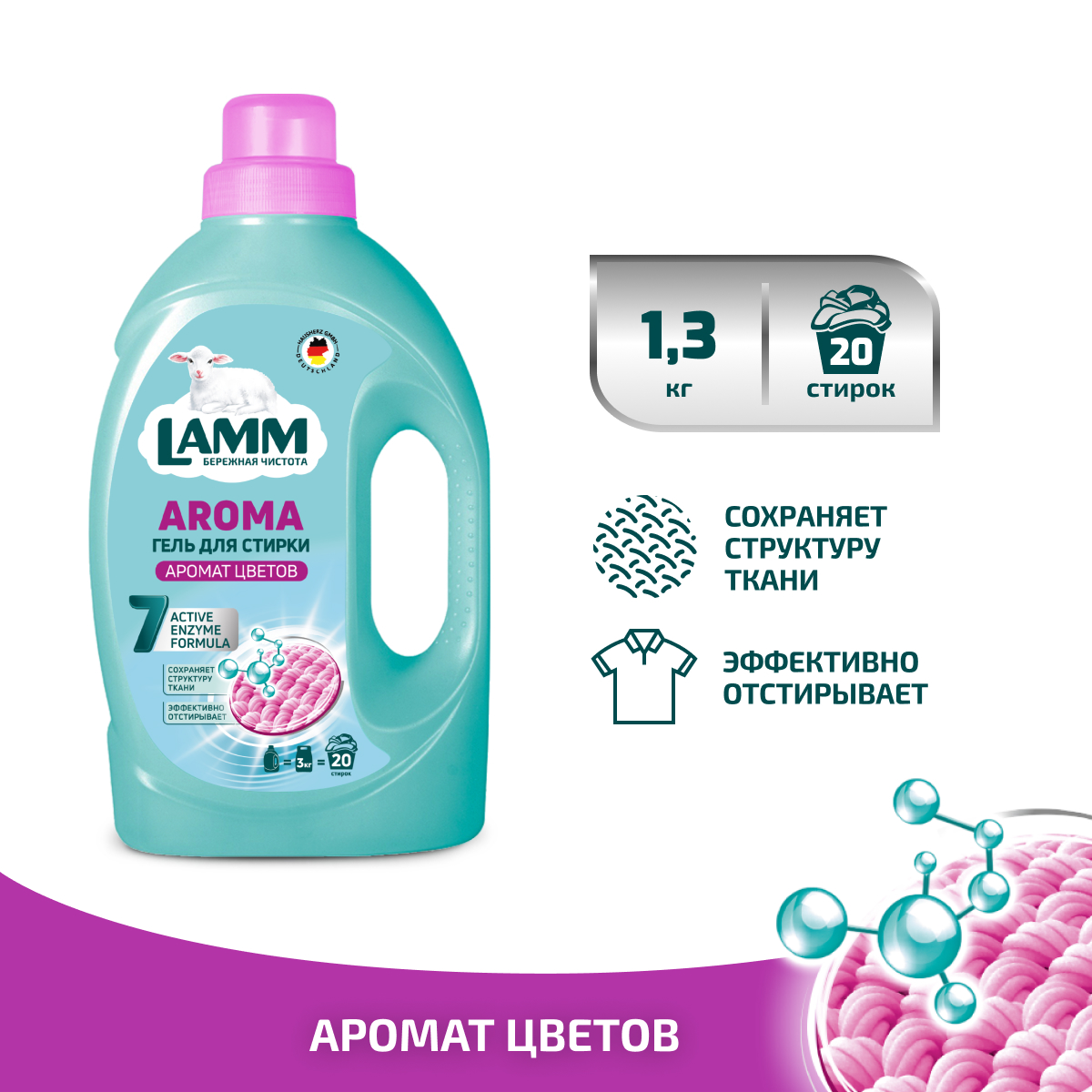 Средство для стирки LAMM Aroma - фото 1